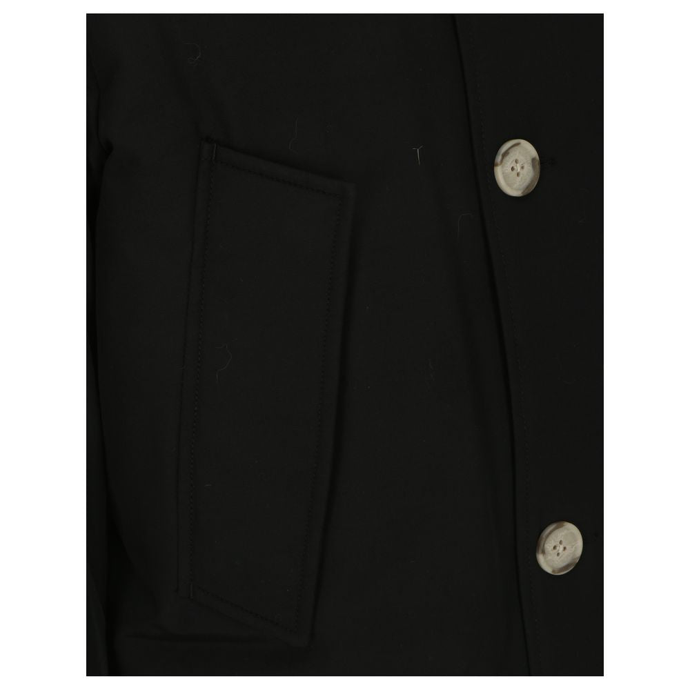 Black Cotton Parka