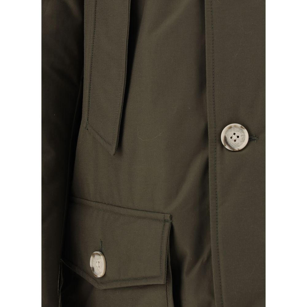 Green Cotton Parka