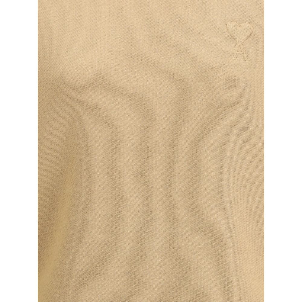 Beige Cotton Sweatshirt