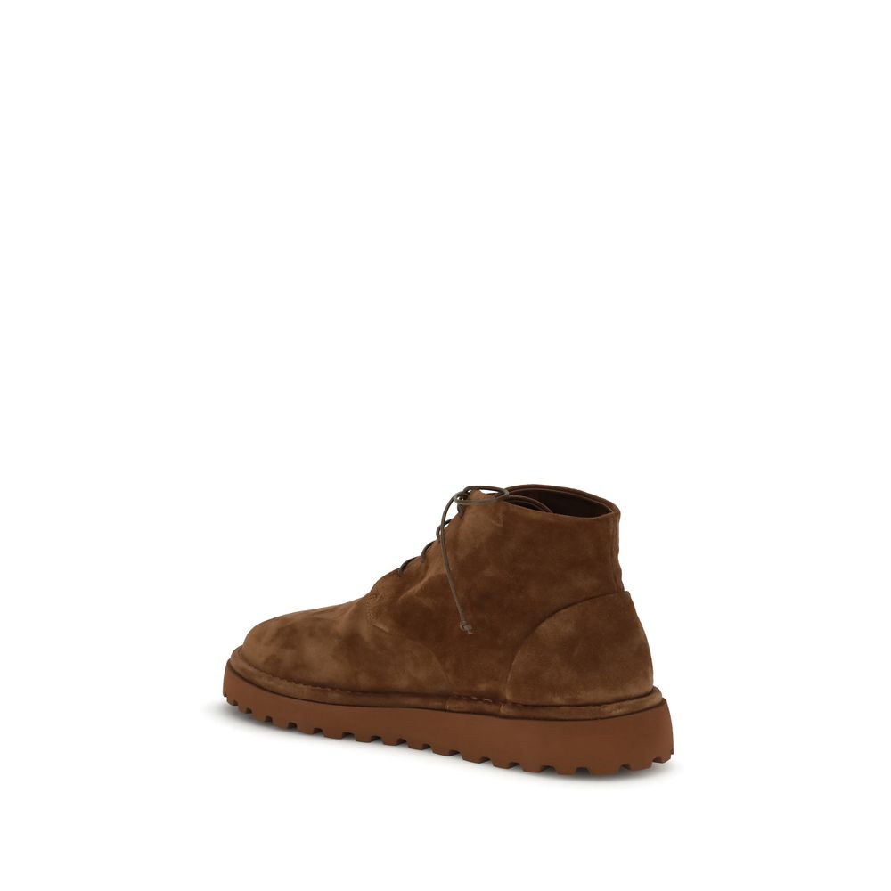 Brown Calf Leather Bos Taurus Lace-Up Boots