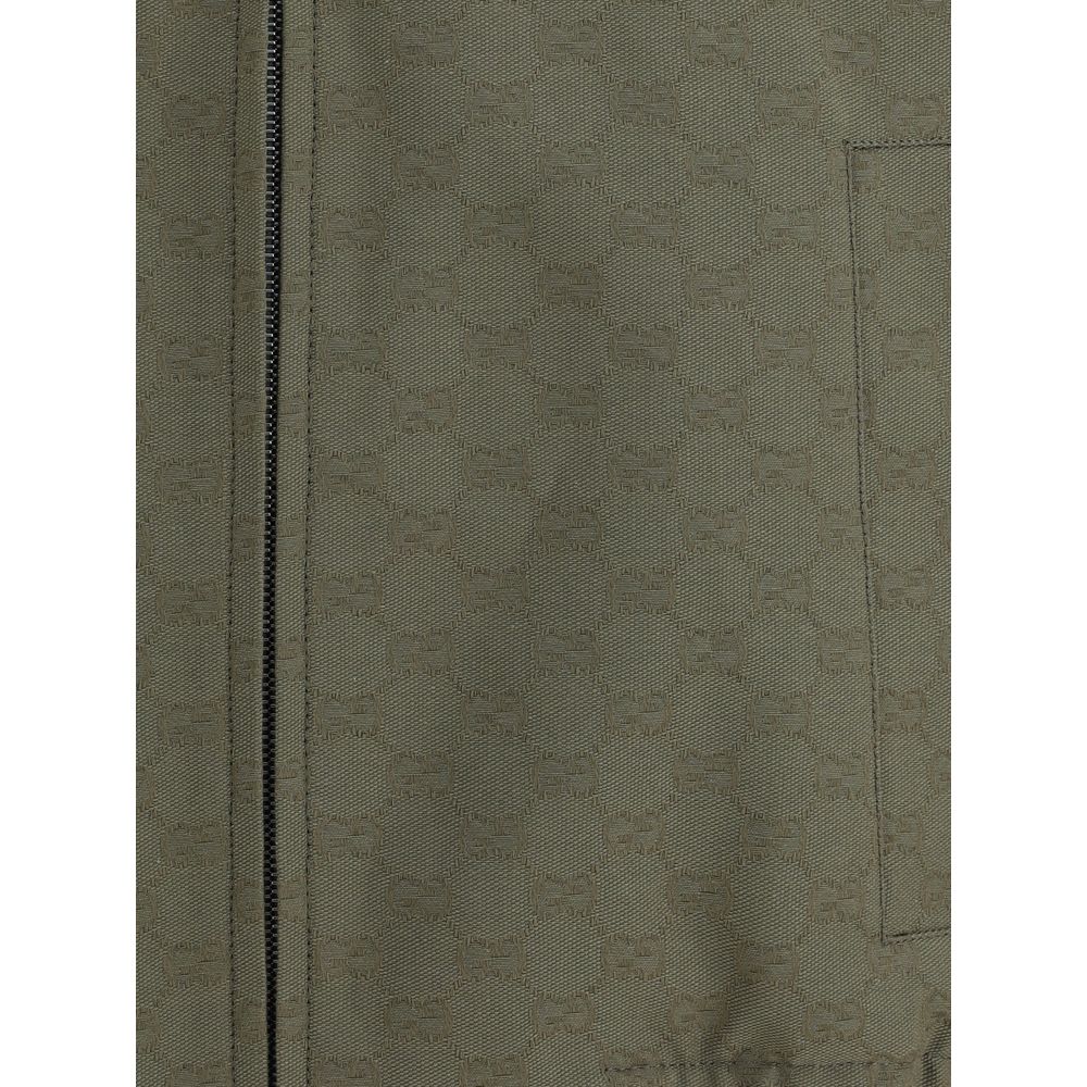 Green Cotton Bomber