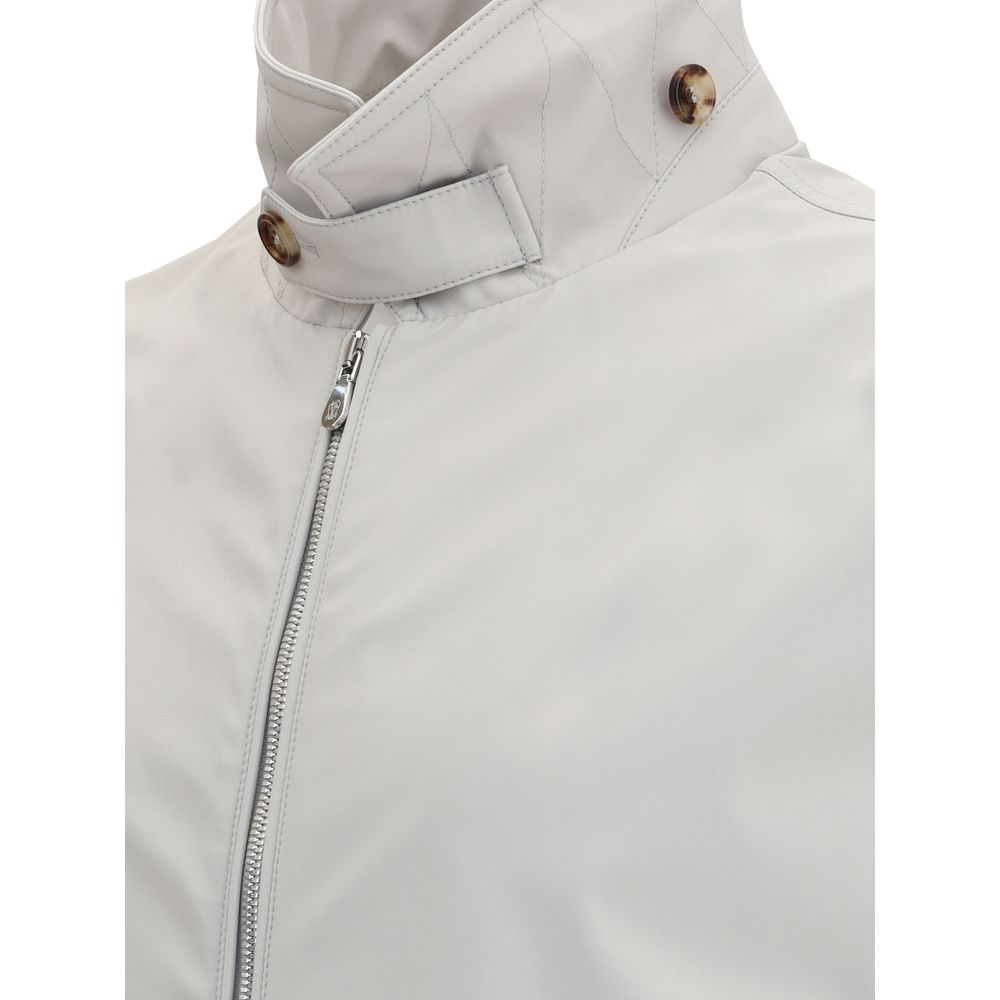 Gray Polyamide Shell Jacket