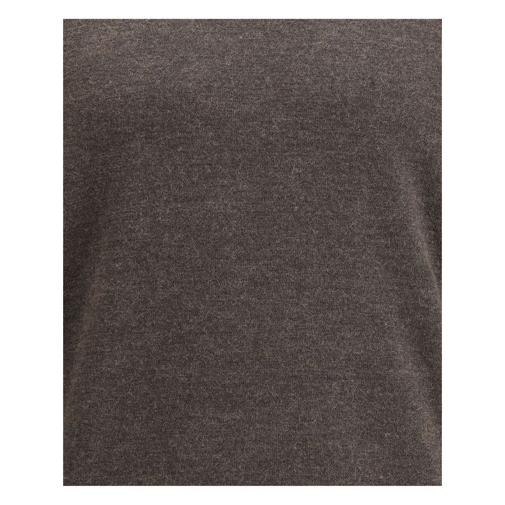 Brown Wool Sweatshirt
