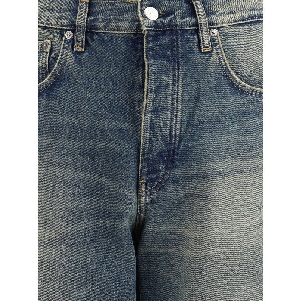 Blue Cotton Jeans Denim