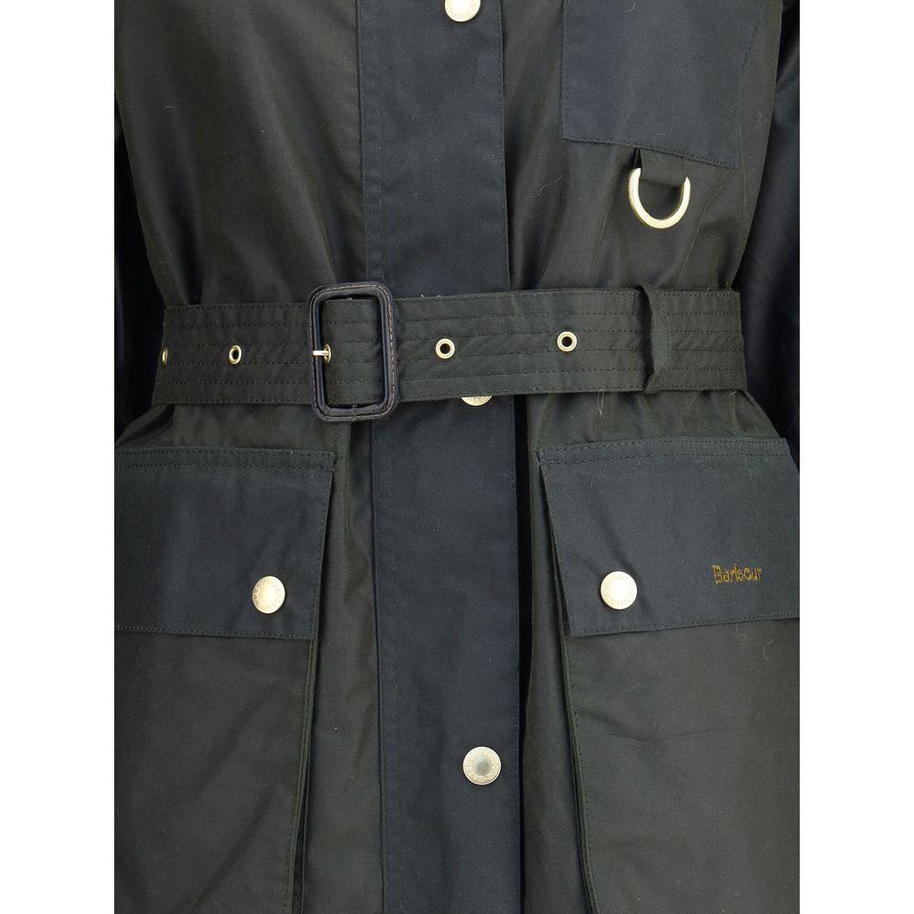 Green Cotton Coat