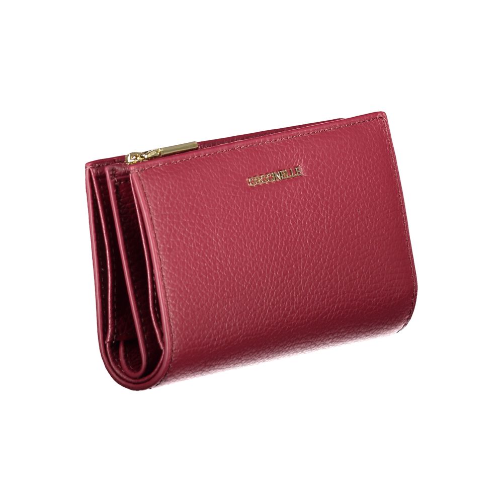Purple Leather Women Wallet