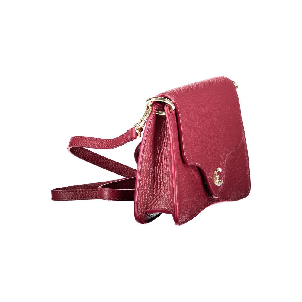 Purple Leather Women Handbag