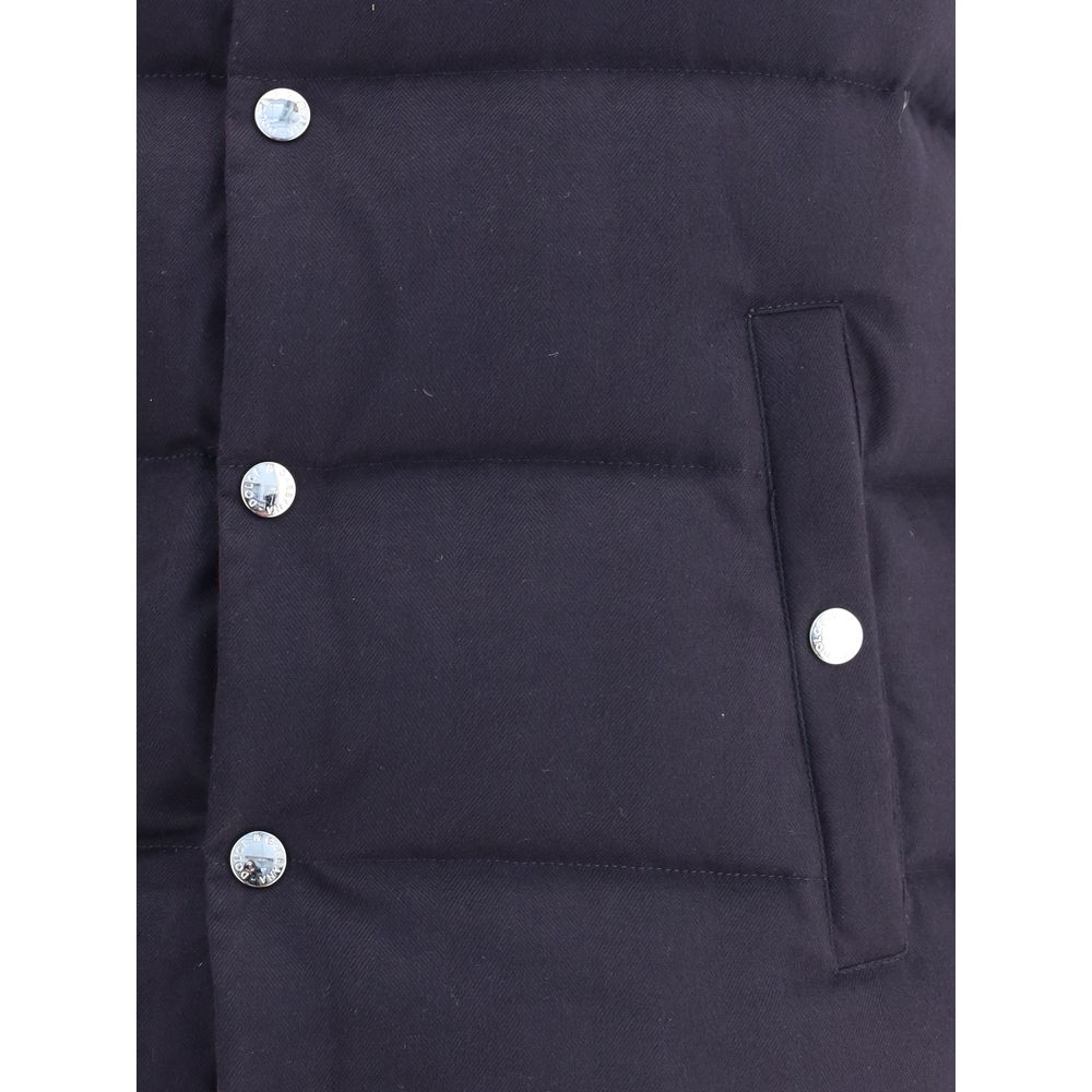 Blue Cotton Jackets And Coat