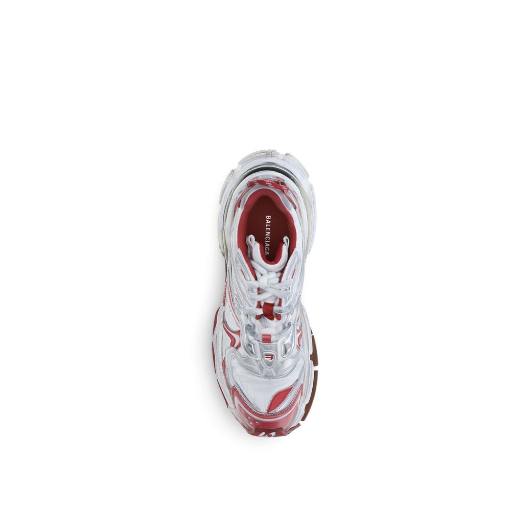 Multicolor Polyester Athletic Sneakers
