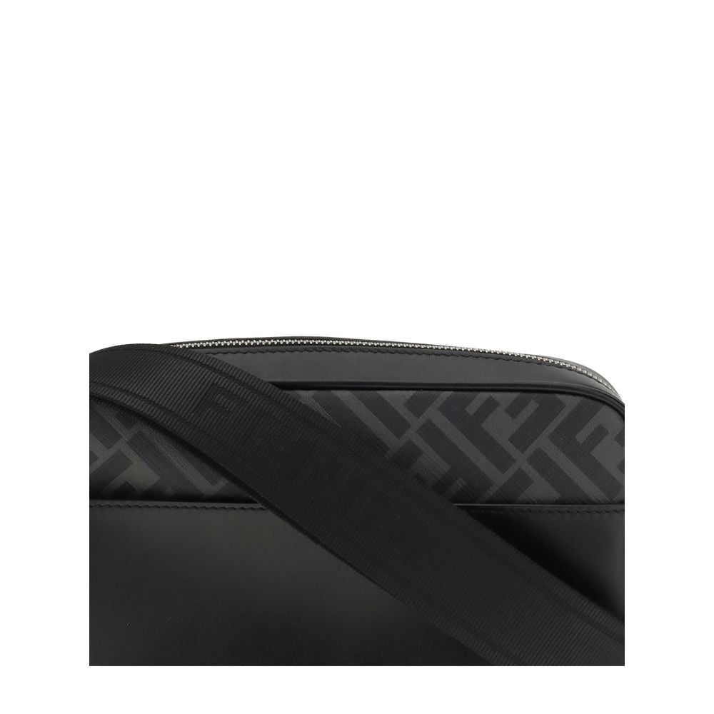 Black Leather Shoulder Bag