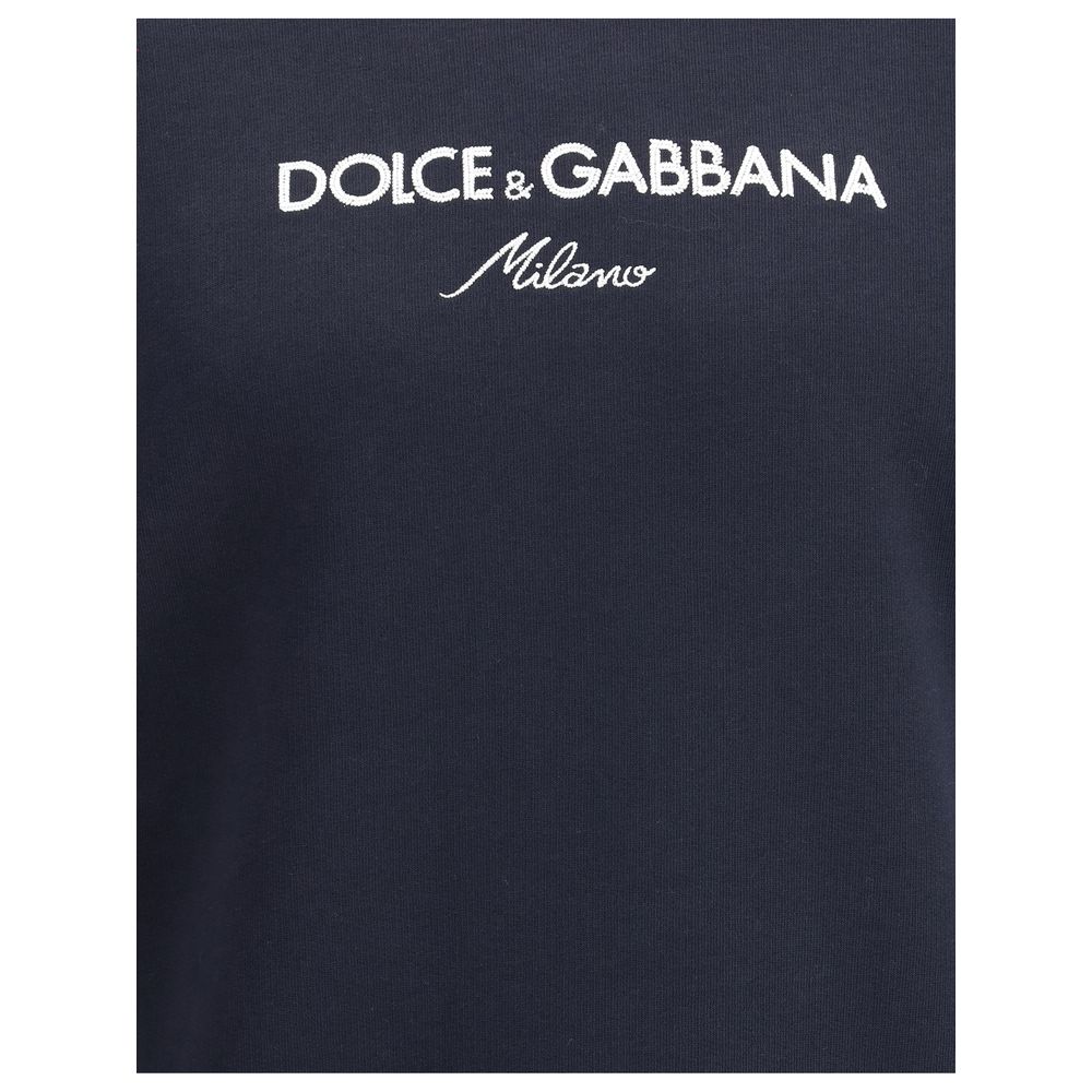 Blue Cotton Sweatshirt