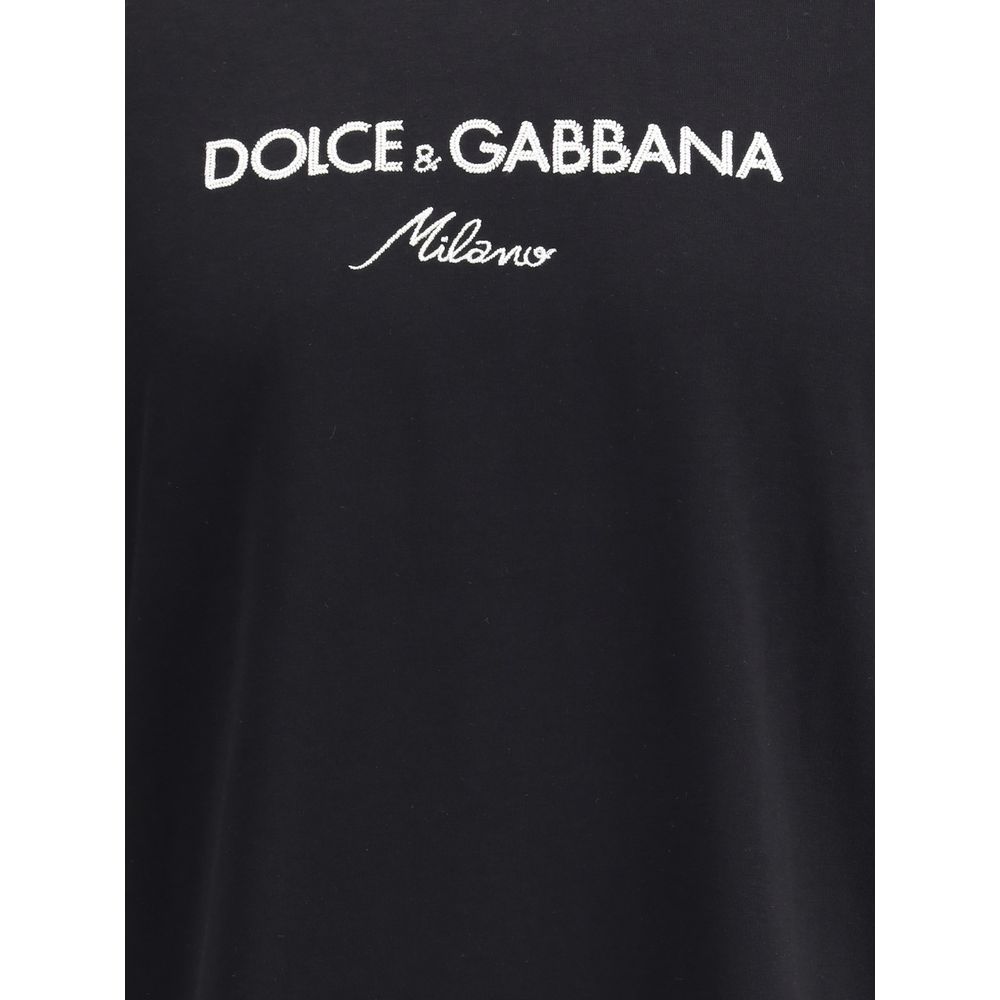 Black Cotton T-Shirt