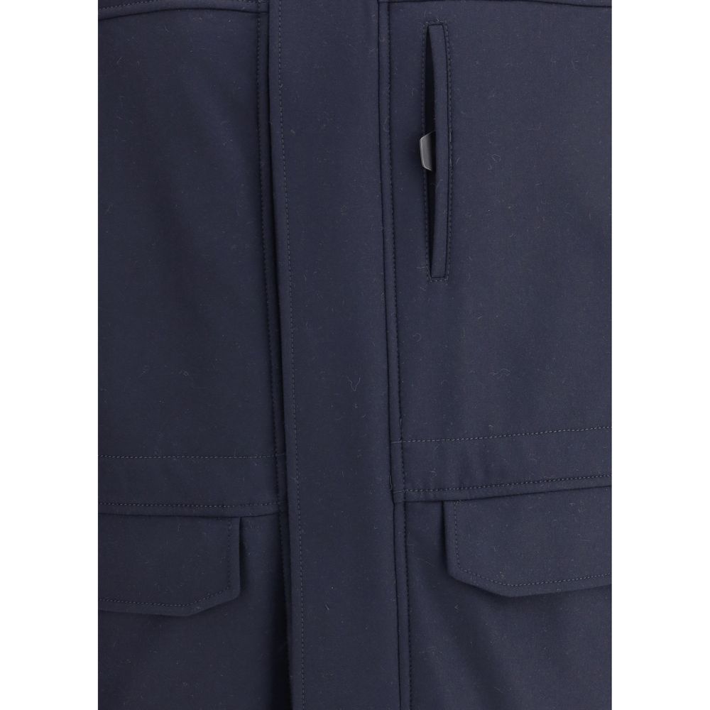 Blue Cashmere Coat