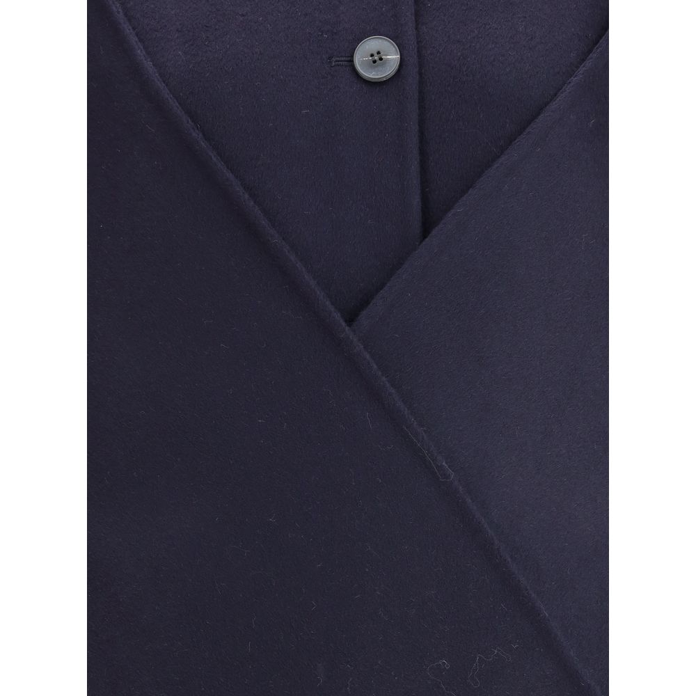 Blue Wool Coat