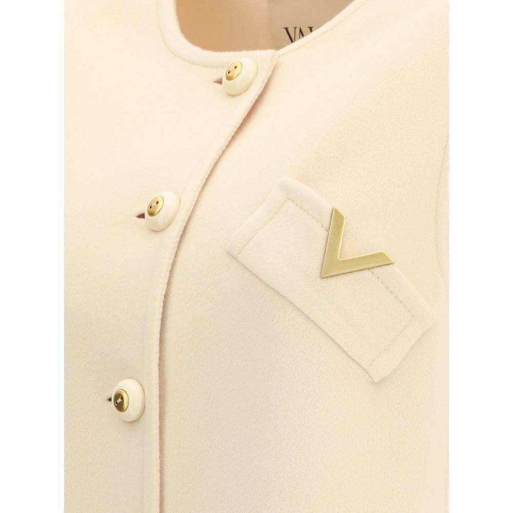 Cream Fleece Wool Clothing