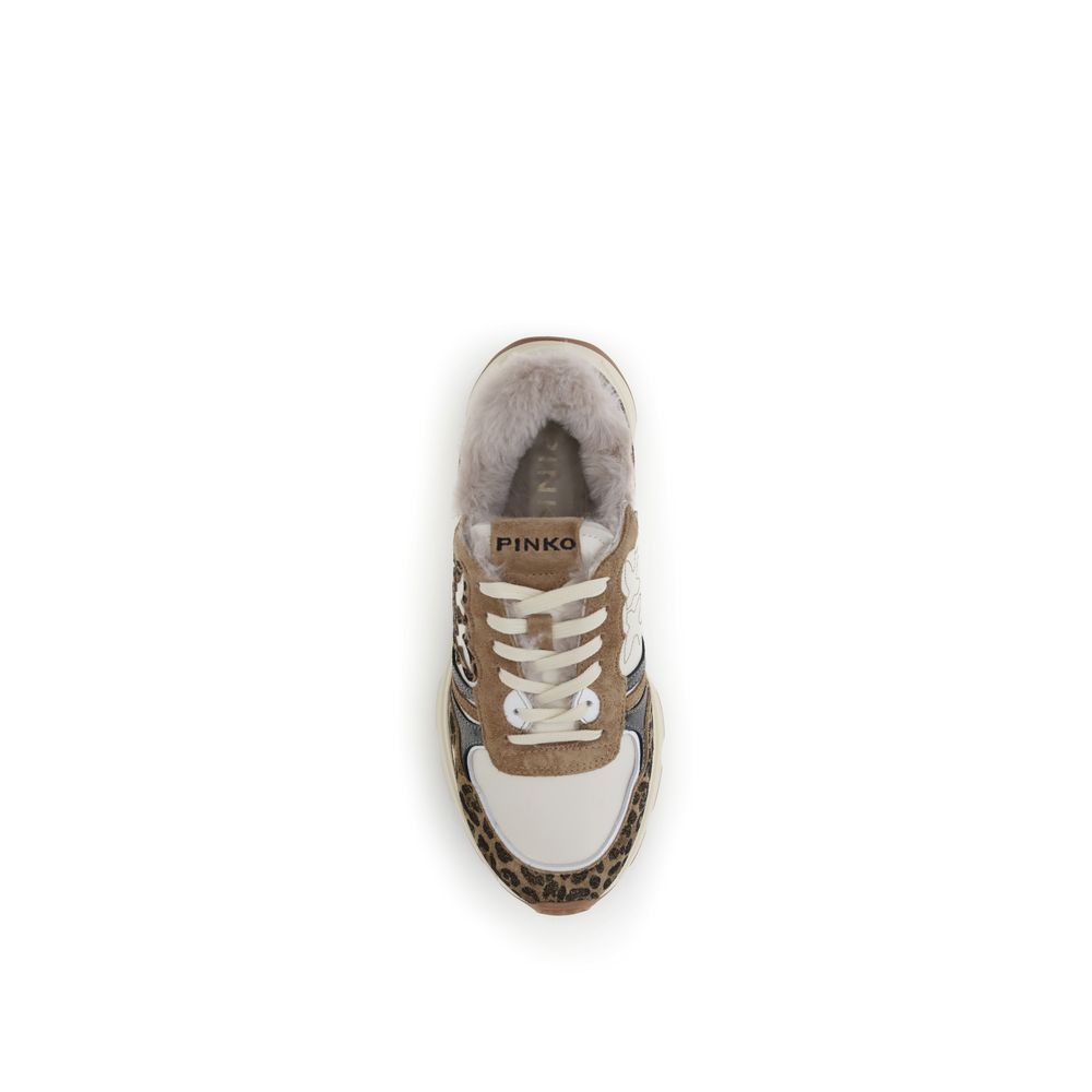 Multicolor Leather Chunky Sneakers