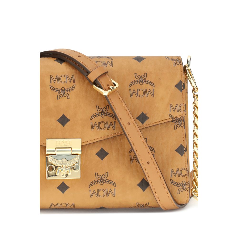 Beige Fabric Shoulder Bag