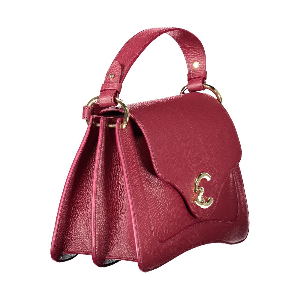 Purple Leather Women Handbag
