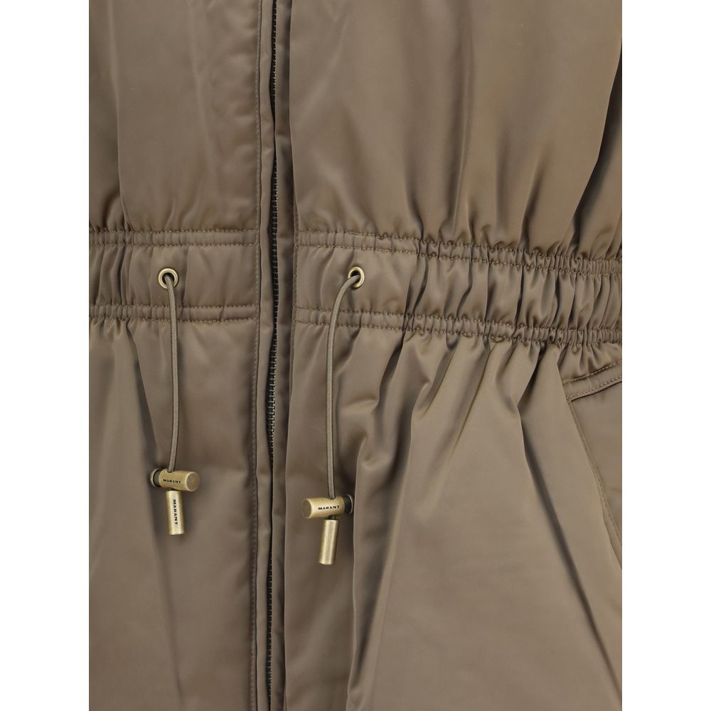 Bicolor Polyester Coat