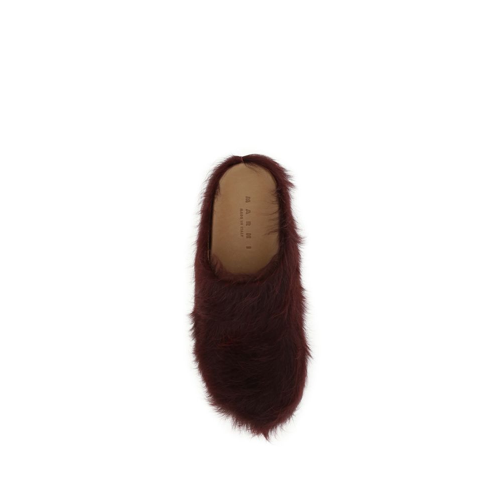 Multicolor Leather Mules