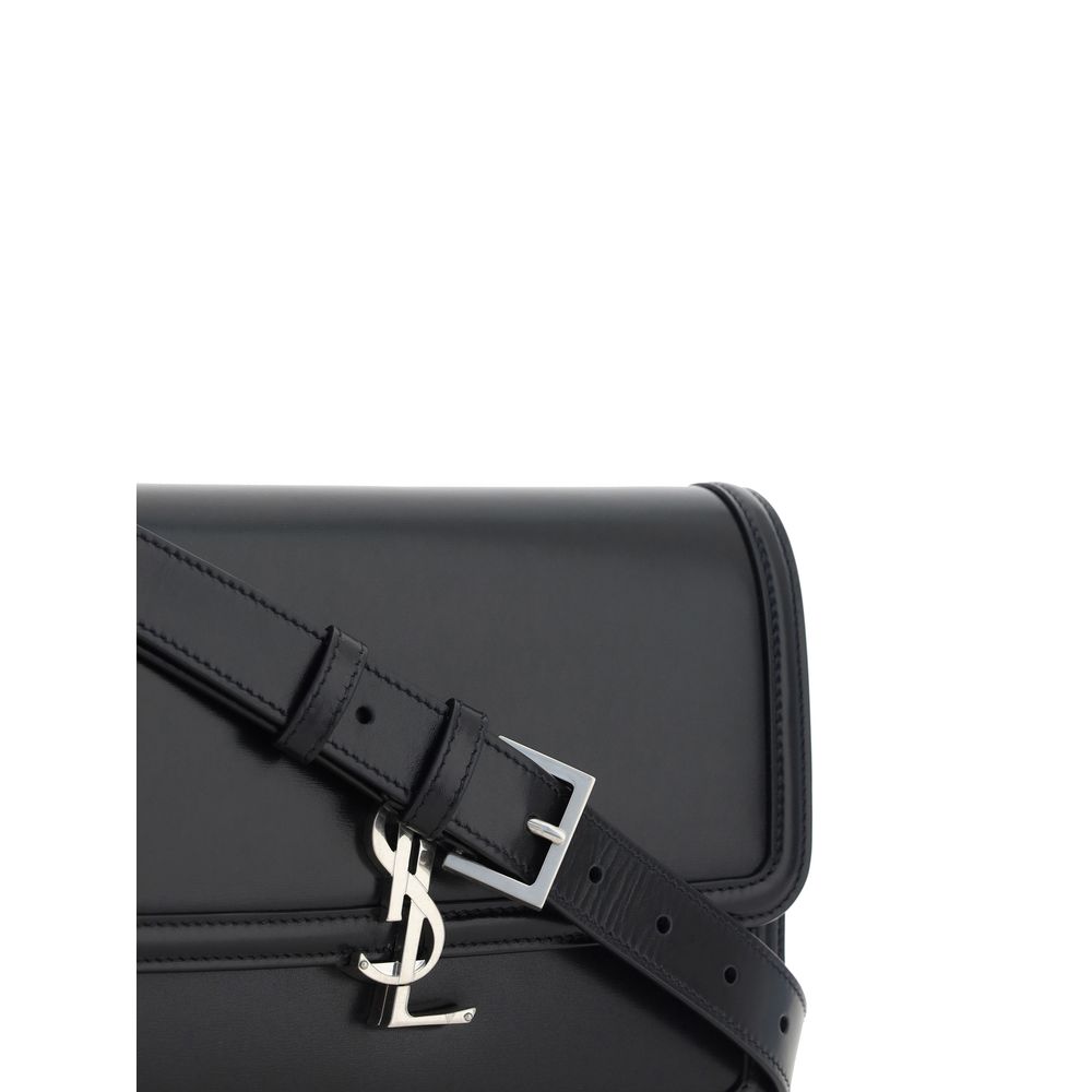 Black Calf Leather Bos Taurus Shoulder Bag