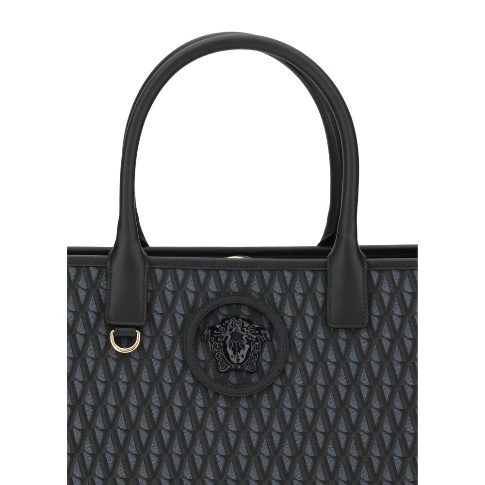 Black Cotton Handbag