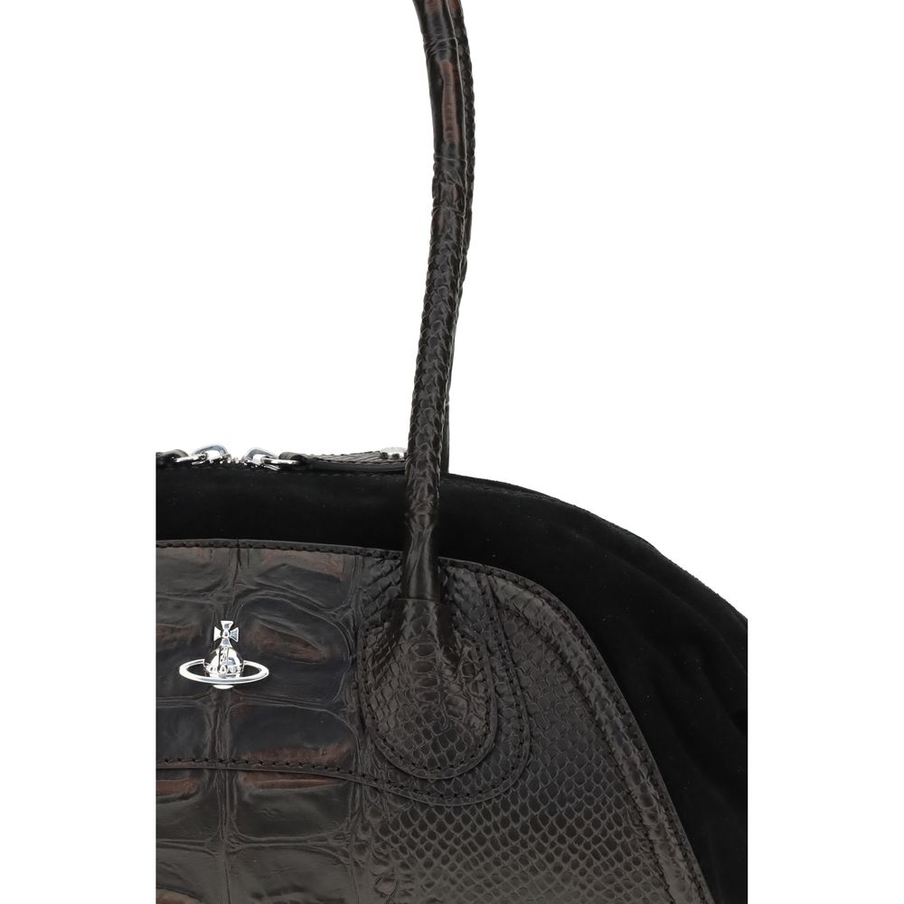 Black Calf Leather Bos Taurus Shoulder Bag