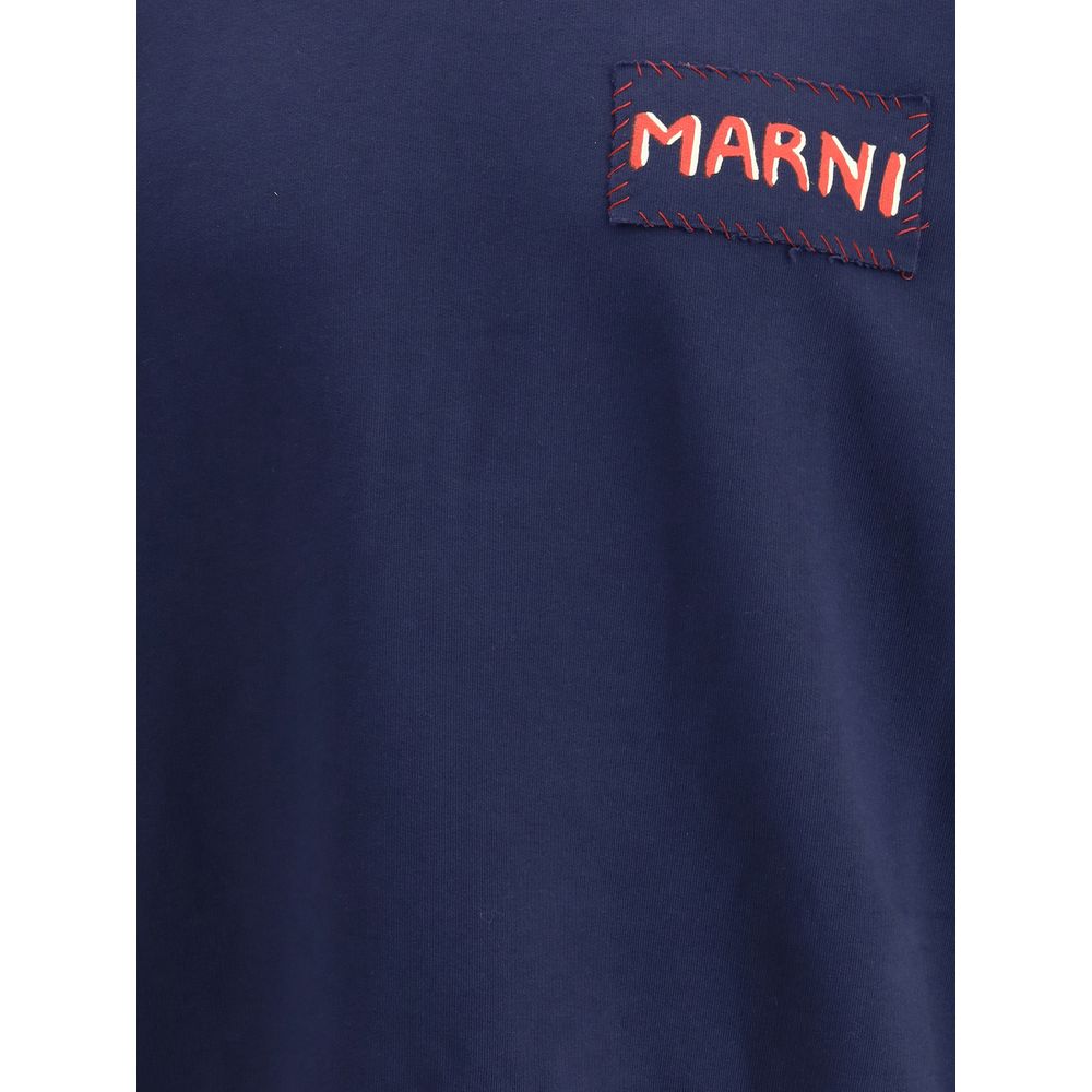 Blue Cotton Sweatshirt