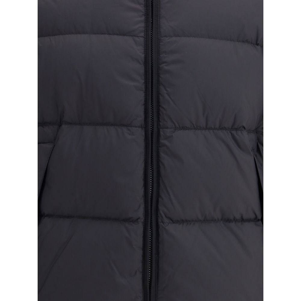 Black Nylon Coat