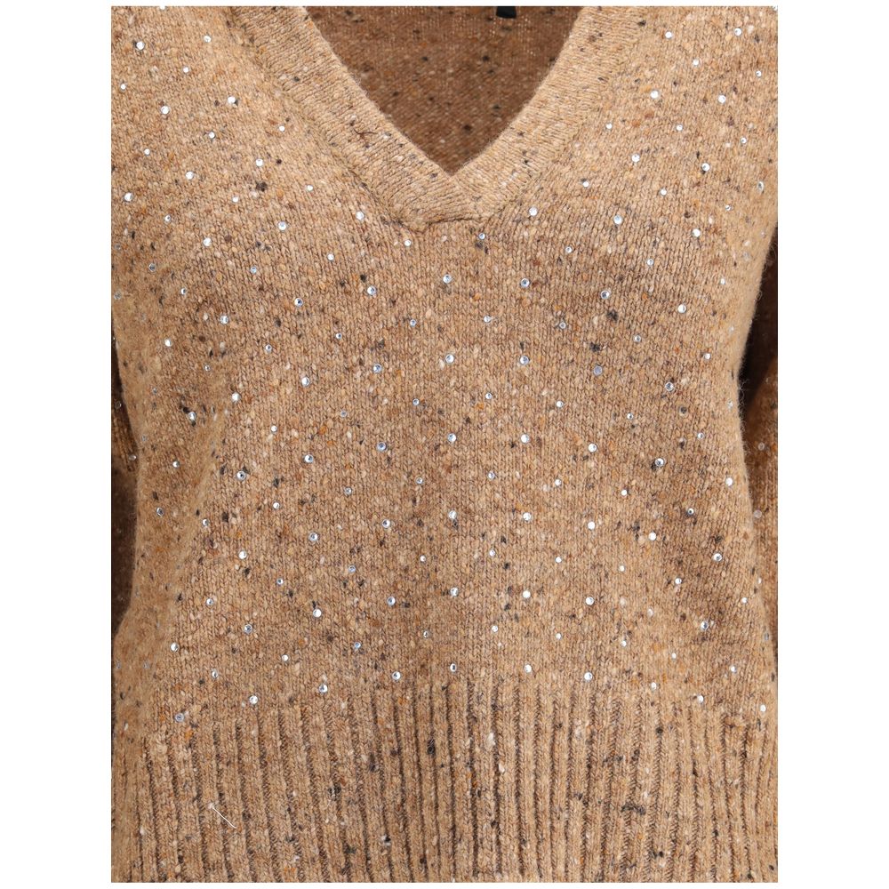 Beige Wool Sweatshirt