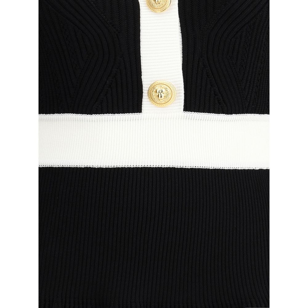 Black Viscose Casual Dress