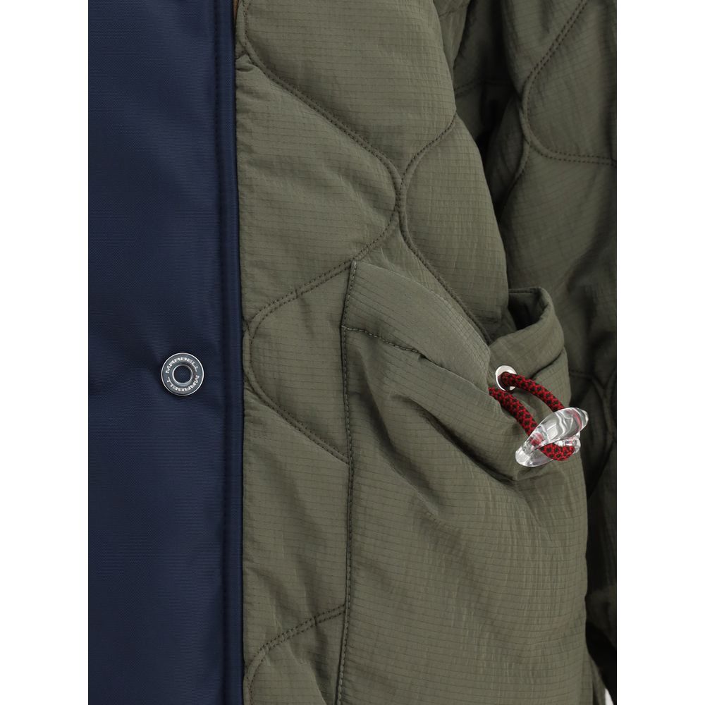 Green Polyamide Coat