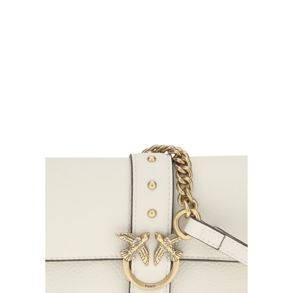 White Calf Leather Bos Taurus Shoulder Bag