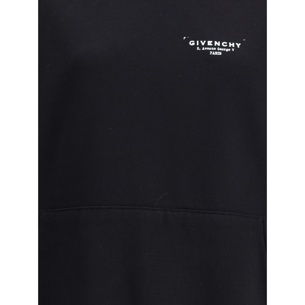 Black Cotton Sweatshirt