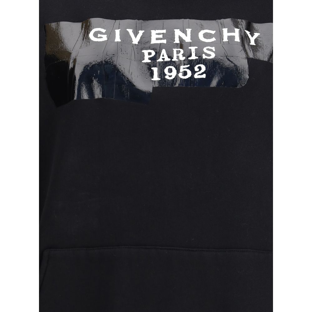 Black Cotton Sweatshirt