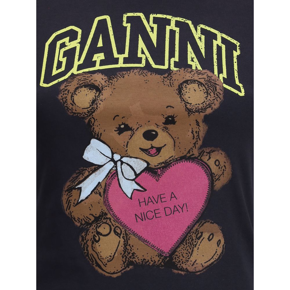 Black Cotton T-Shirt