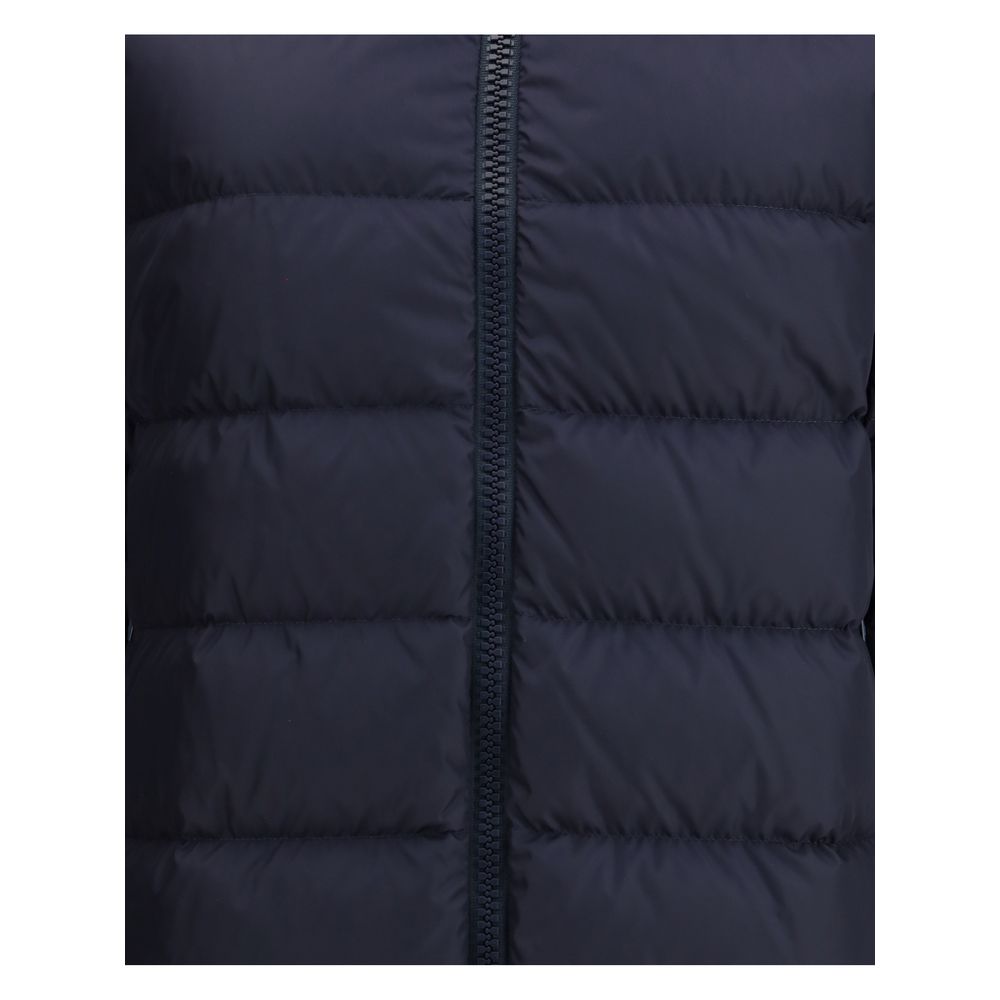 Blue Polyester Coat