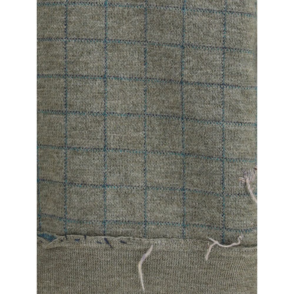 Green Fleece Wool Sweatshirt