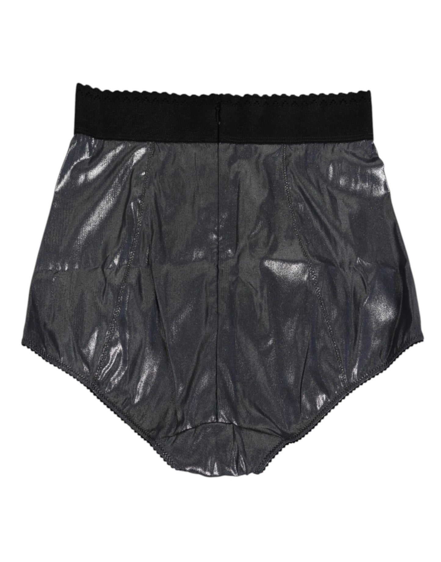 Gray Silk Stretch Slip Girdle Panty Underwear
