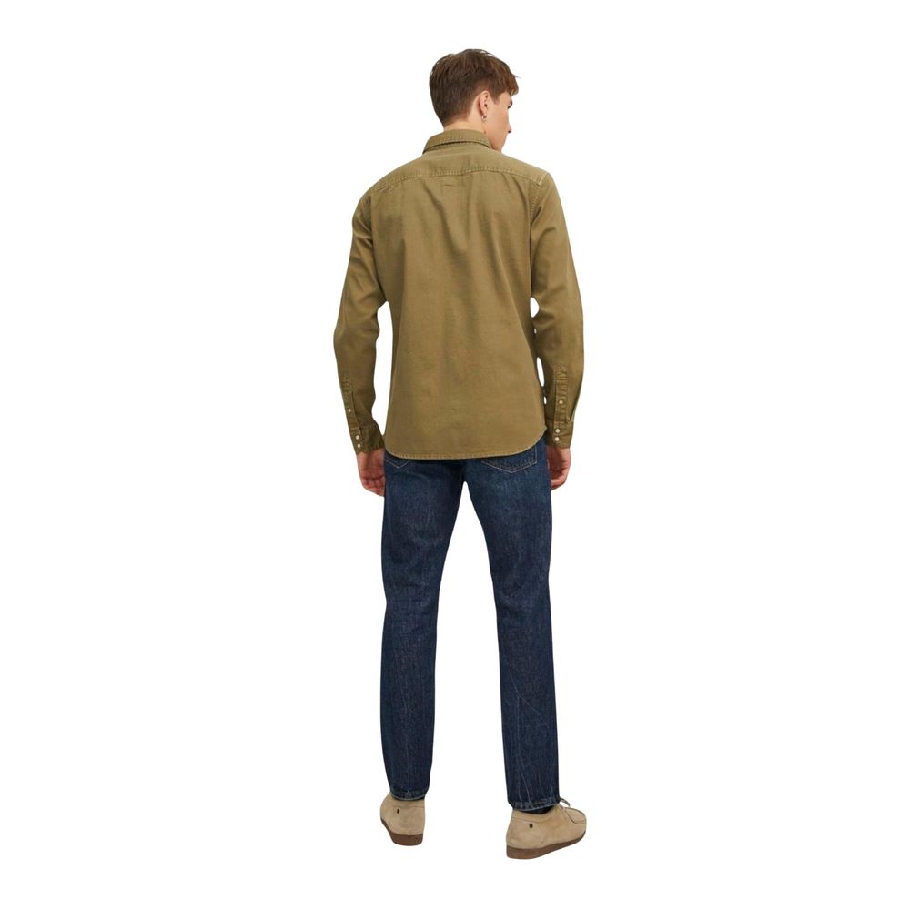 Green Denim Shirt