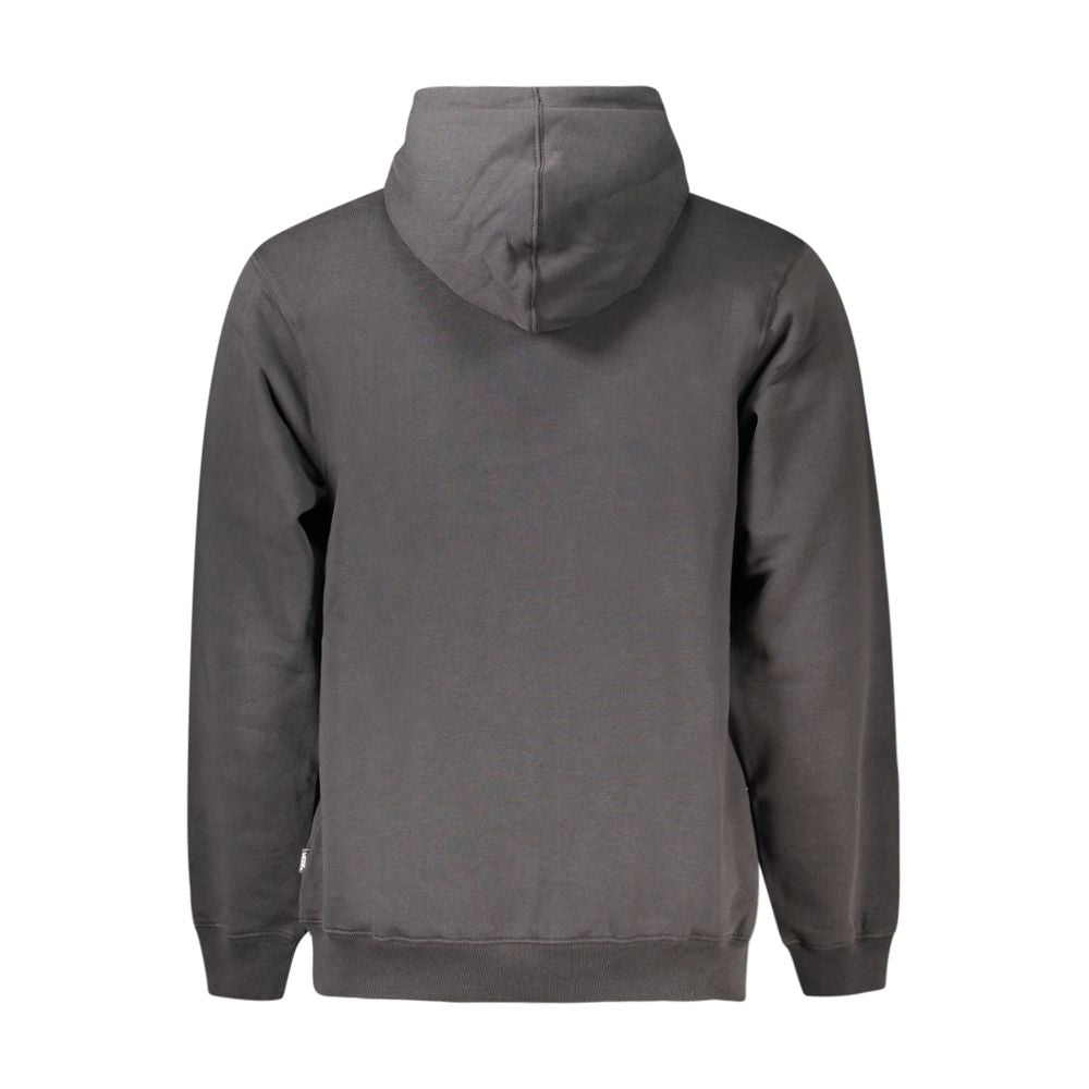 Black Cotton Men Sweater
