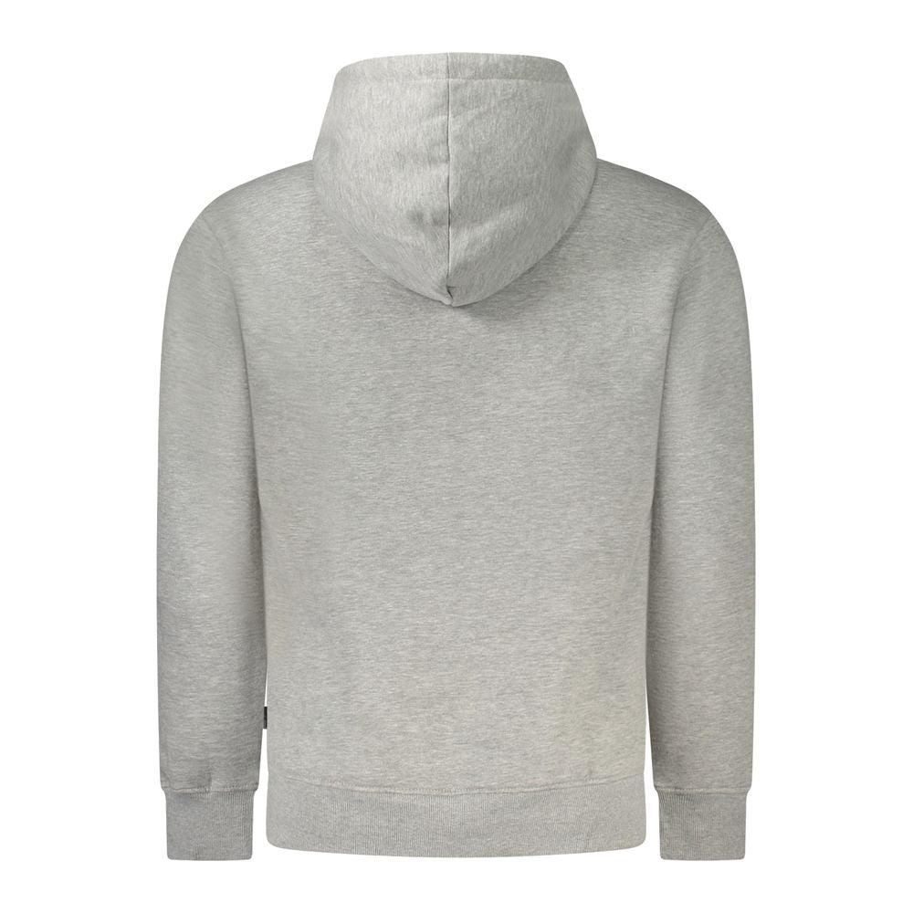Gray Cotton Men Sweater