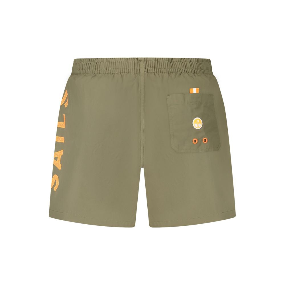 Green Cotton Swimwear