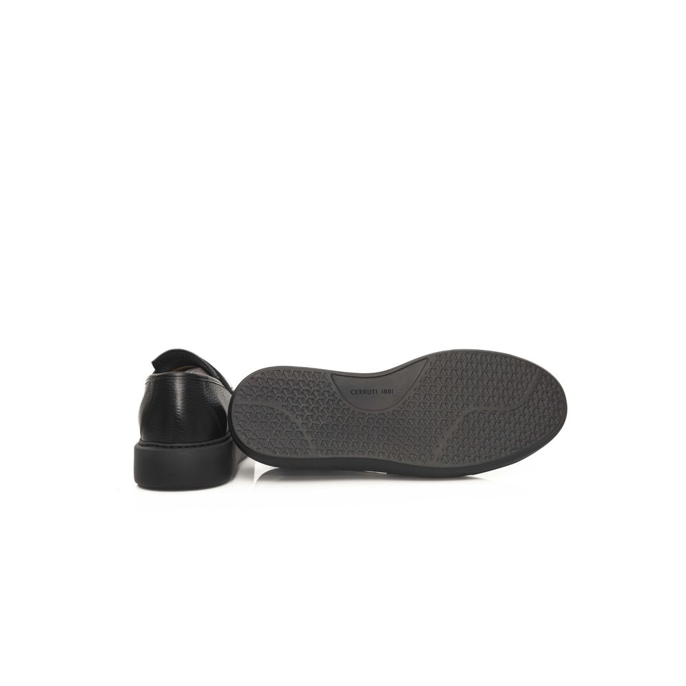Black Cowhide Men's Loafer