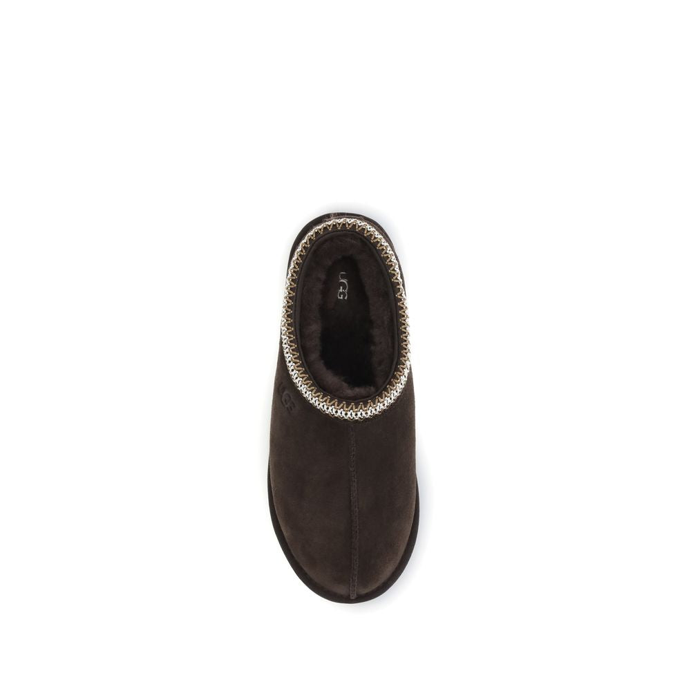Brown Leather Mules