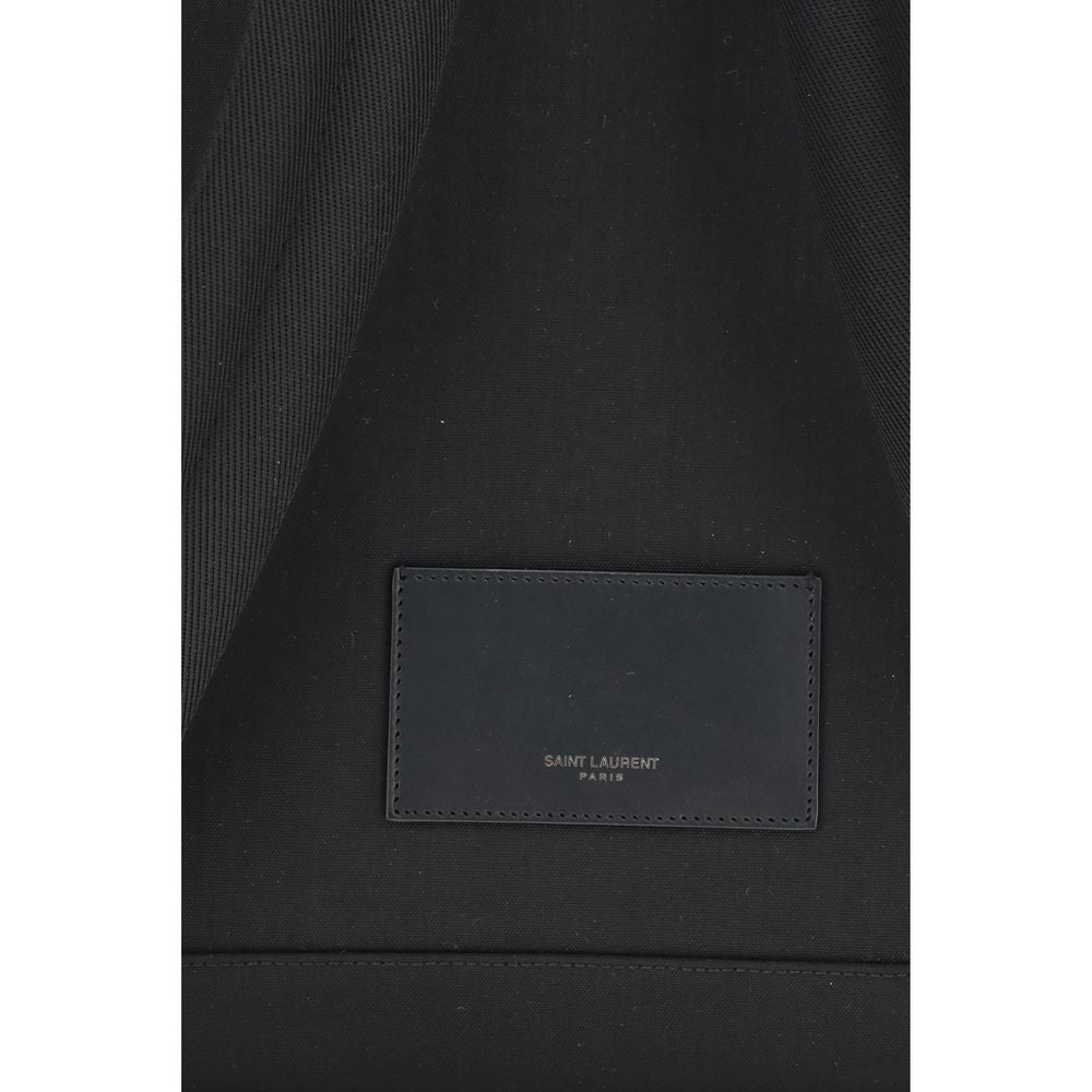 Black Recycled Polyamide Backpack