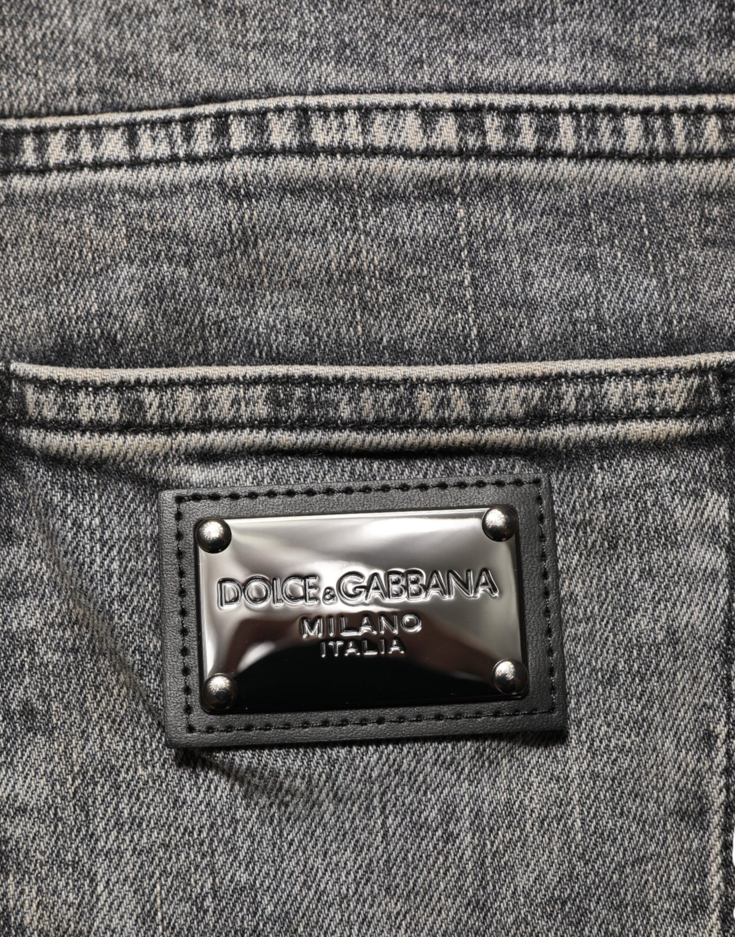 Gray Cotton Stretch Slim Fit Men Denim Jeans