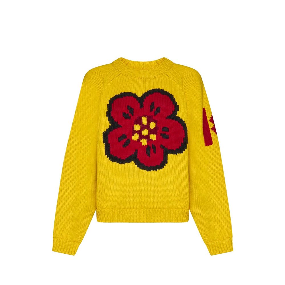 Yellow Cotton Sweatshirt