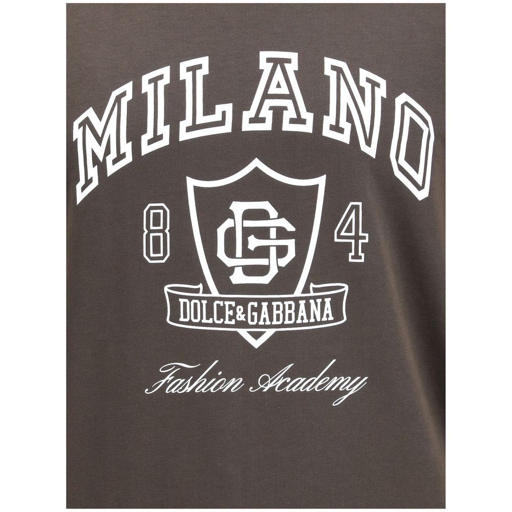 Brown Cotton Sweatshirt