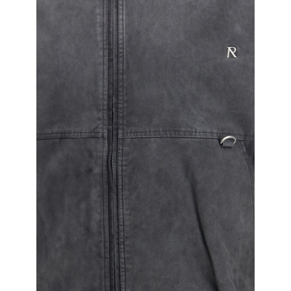 Gray Cotton Bomber